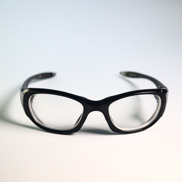 REC SPECS Liberty Sport MX30 55-20 130 shinny black eyeglasses wrap around N11 - Picture 10 of 11